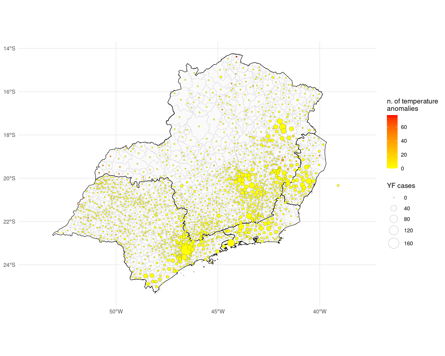Temperature Anomalies Map